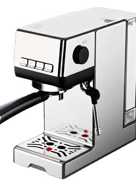 15bar意式半自动泵压式浓缩咖啡机1350W咖啡粉奶泡小型家用