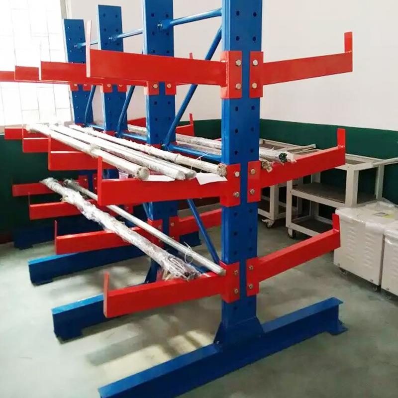 厂家直销大型仓储悬臂货架仓库管材单双面冷轧钢置物架托臂货架
