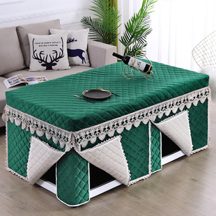 双面绒烤火桌子罩套电炉罩套电暖炉罩烤火罩烤火炉桌罩烤火被罩套