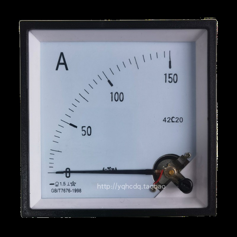指针式交直流电流电压仪表42L20/42C20安培表伏特表