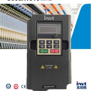 B英威腾变频器三相220V输入和输出 适配电机0.75KW 0R7G GD10