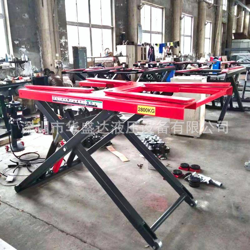 地藏剪式举升机剪叉式电动汽车举升降平台汽车液压升降台