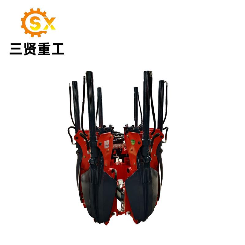 全新铲刀式移树机多功能带土球起树设备液压传动多瓣式挖树机
