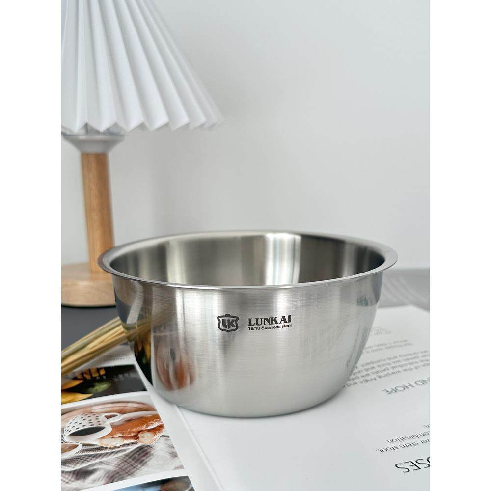 出口欧洲无卷边盆单层钢加厚304不锈钢打蛋盆调味盆洗菜盛菜装汤,餐饮具,盆,淘宝优惠券,粉丝福利购,淘宝优惠卷