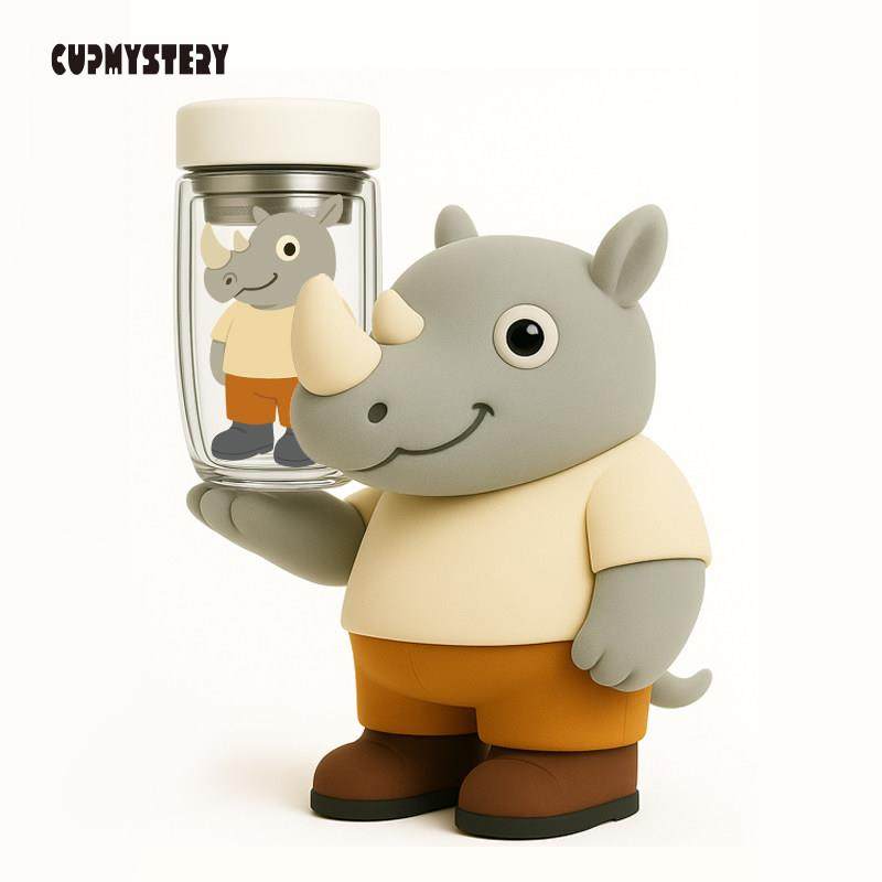 美国CUP MYSTERY双层玻璃杯商务水杯分离带茶隔可携式男生小众茶,餐饮具,玻璃杯,淘宝优惠券,粉丝福利购,淘宝优惠卷