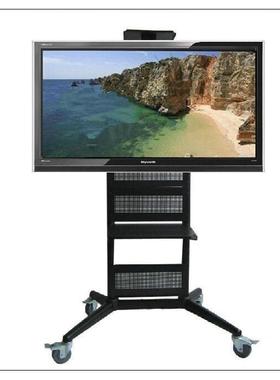 50 65 70 75 80 84寸液晶电视移动支架 广告一体机移动落地推车