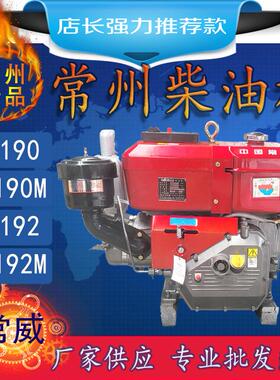 常州单缸水冷柴油机 r190mr192柴油机 10马力12马力发动机跨境