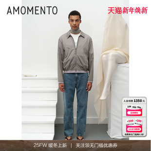 Sheer Zip 休闲衬衫 AMOMENTO 外套男 2025新款 25PS Shirts