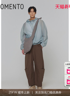 [AMOMENTO] 25SS Stripe Large Shoulder Bag 大容量单肩斜挎包男