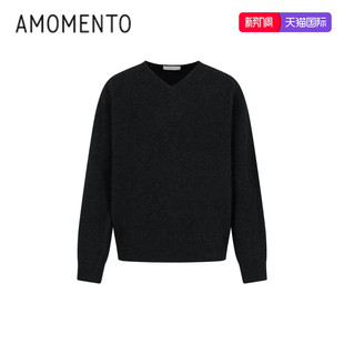 25FW v领针织衫 AMOMENTO 毛衣 25秋冬款 奉太奎同款 KNIT NECK