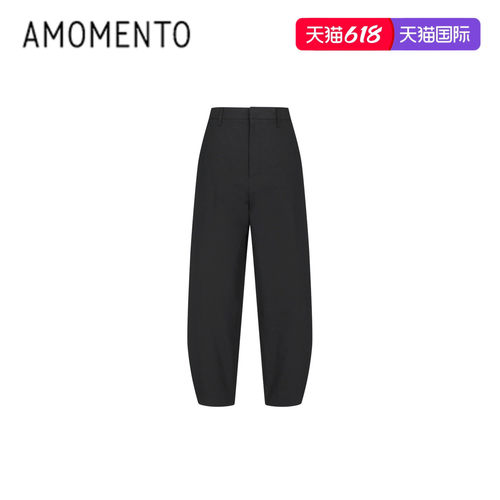 26早春新款按扣中性风长裤