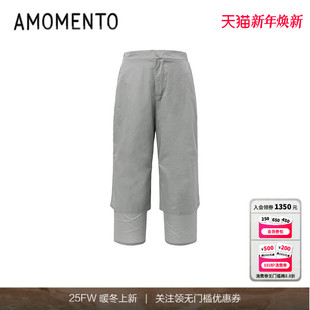 Sheer Layered 束脚裤 AMOMENTO 百搭 休闲裤 25PS 25年新款 Pants
