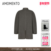 AMOMENTO COAT 25FW HANDMADE RAGLAN 25新款 手工插肩大衣男女
