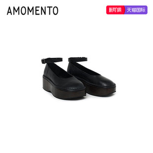 Platform Flats 春季 时尚 25PS 新款 简约玛丽珍厚底鞋 AMOMENTO