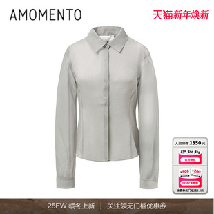 Shirts 衬衫 25PS 长袖 时尚 25年修身 Fit Slim Sheer AMOMENTO