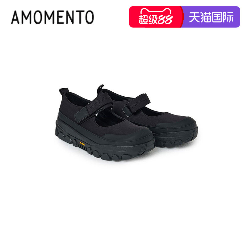 Amomento2025新款扣带时尚休闲鞋图片
