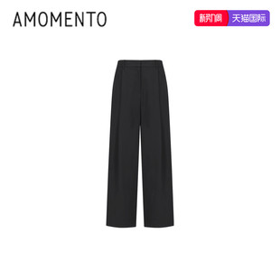 WIDE TUCK 打褶长裤 AMOMENTO 潮 百搭宽版 26PS 26早春新款 PANTS