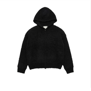 ZIP HOODIE 毛绒连帽拉链开衫 24FW 秋冬新款 男百搭 AMOMENTO
