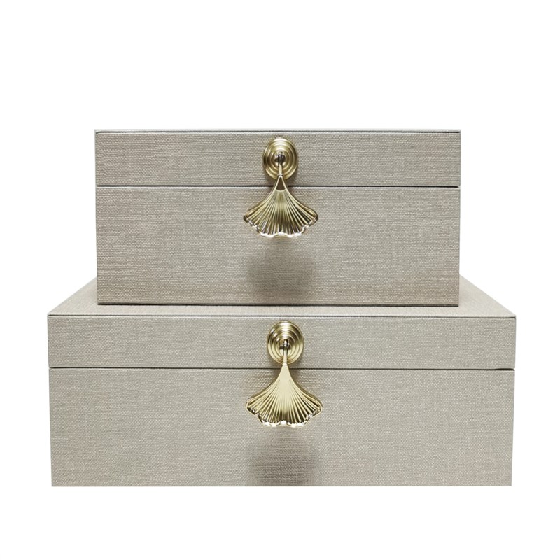 新中式现代首饰盒样板房衣帽间卧室收纳售楼处酒店家居客厅摆件