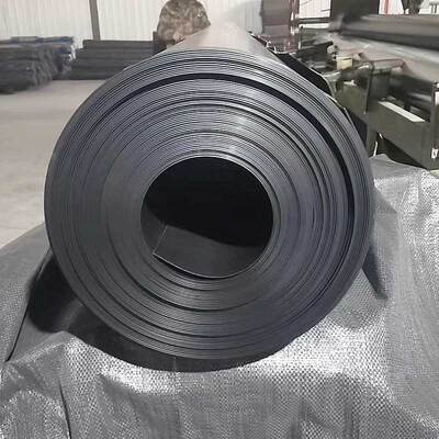 养殖专用防渗膜池塘垃圾场鱼池鱼塘用黑膜黑色加厚hdpe土工膜防渗