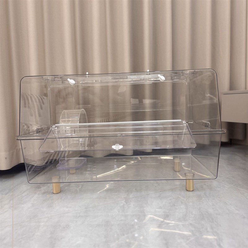 仓鼠笼子75基超大空间亚克力高透金丝熊专用豪华大别墅造景用品