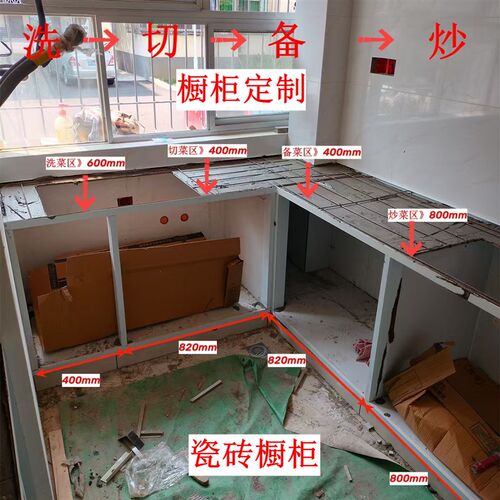 全屋定制橱柜衣柜定制餐边柜柜子厨房不锈钢橱柜台面岛台吧台定制