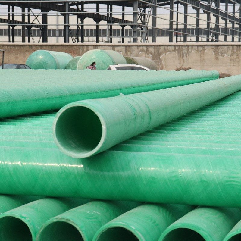 玻璃钢缠绕管道 工艺管 通风电缆夹砂管道 排污排水大口径压力管