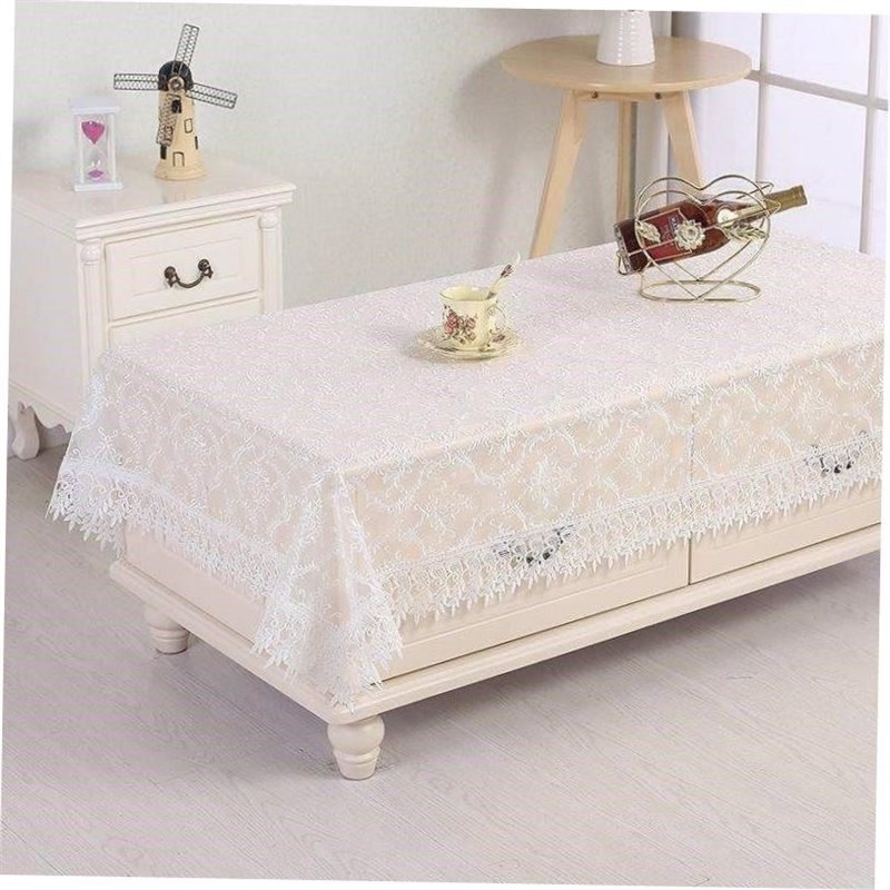 European table cloth white cover cloth lace cover cloth tabl