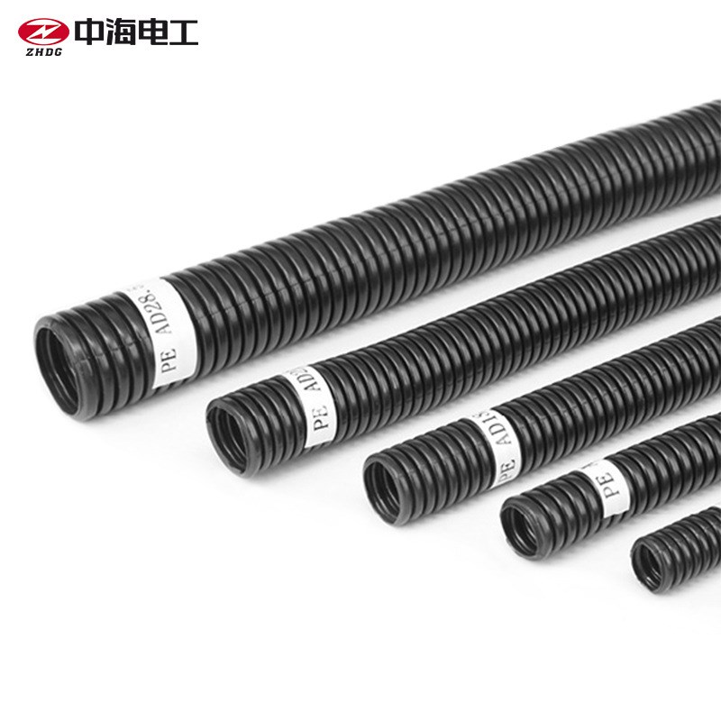 加厚AD7~AD106(卷)PE波纹管聚乙烯汽车线束塑料电缆护套穿线浪管