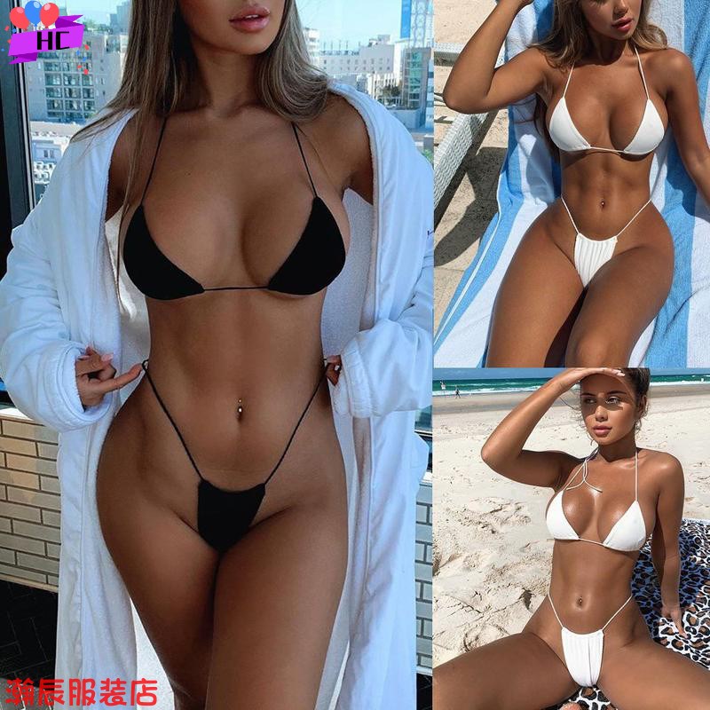 Sexy triangle cup bikini women swimsuit