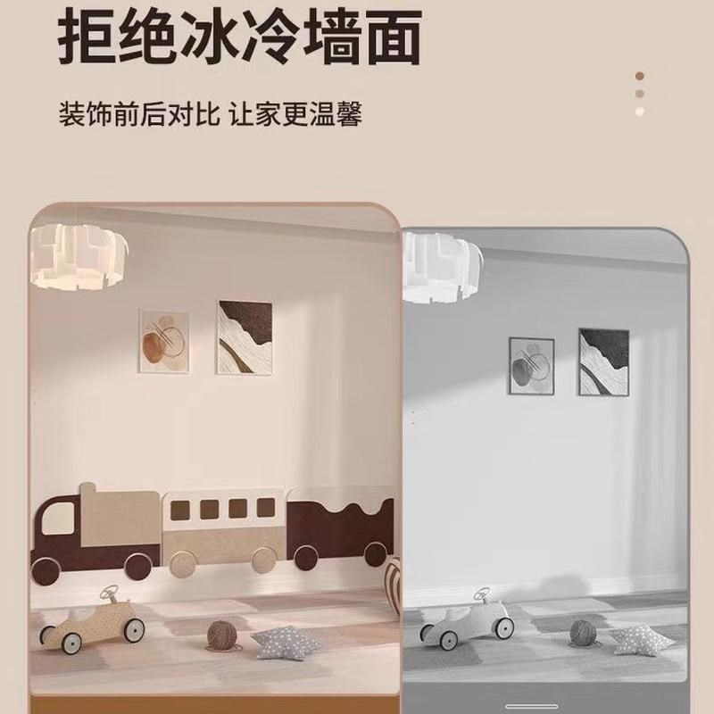 床头软包靠背自粘毛毡墙贴背景墙儿童榻榻米床围防撞环保护墙板