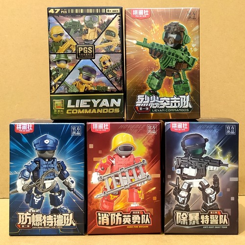 拼阁社628特种兵军事拼装多关节可动人仔模型儿童益智手办6男礼物