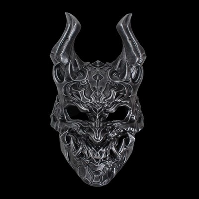 万圣节恶魔般若恐怖面具狂欢派对舞会男女通用道具装扮树脂面具