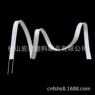 双芯包胶铁丝扁形扎线玩具扎带平行线兔耳朵造型支撑定位扎条