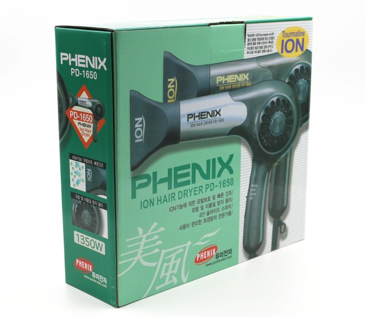 PHENIX1650超静音吹风机负离子韩国电吹风机理发店定型吹风机家用
