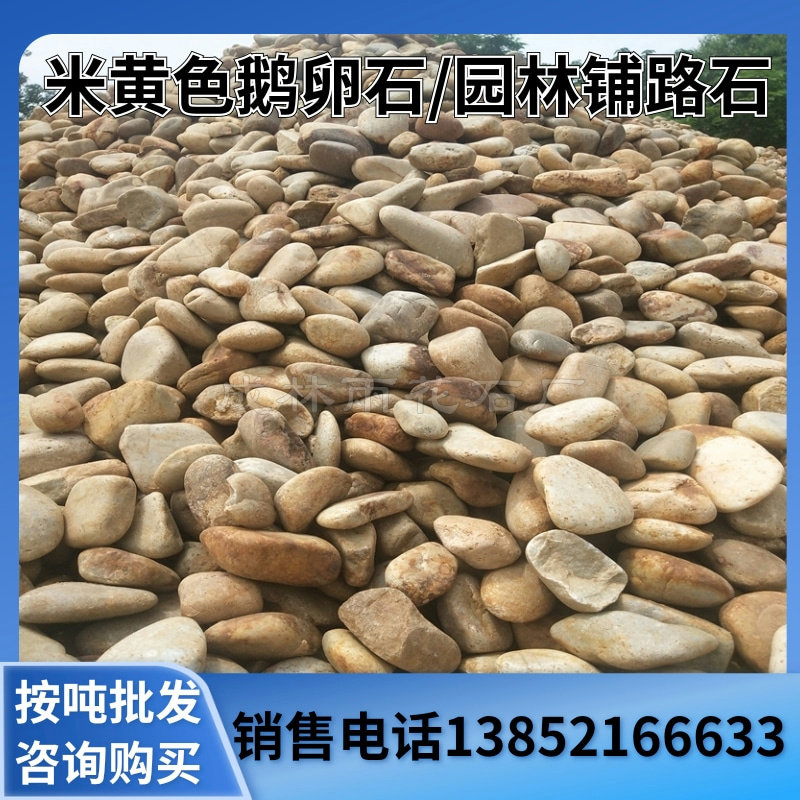 南京大鹅卵石河滩石河卵石黑色水洗石砾石石英砂滤料园林铺路石头