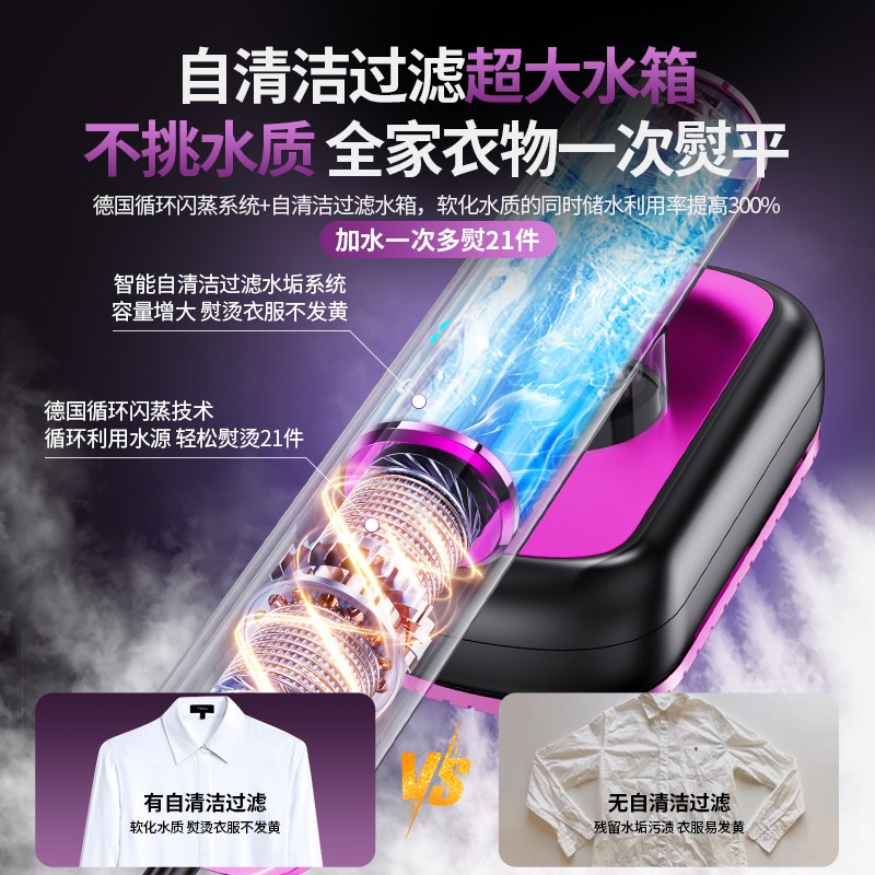 2025新款手持挂烫机家用小型熨斗大蒸汽蒸气熨斗烫衣服可携式宿舍