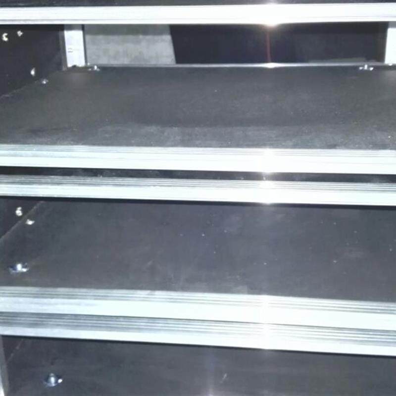 2U二门单层标准箱机箱 航空箱机柜 航空箱机箱 2U机箱航空箱