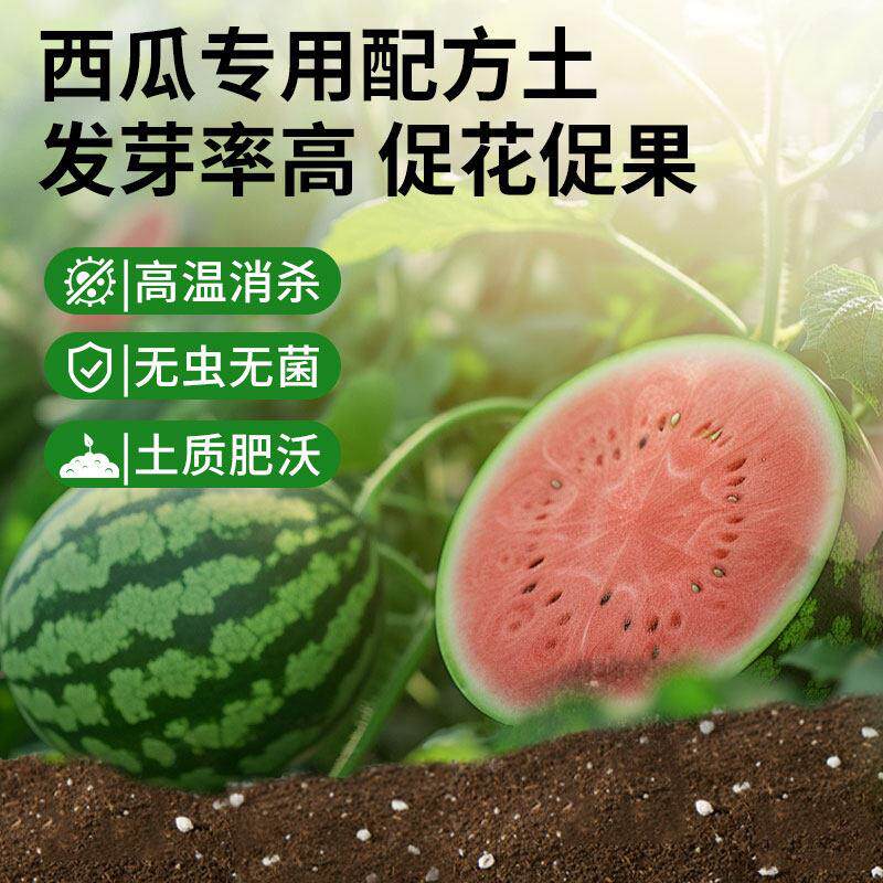 种西瓜育苗专用营养土基质肥培养土西瓜苗土壤专用肥料泥土种植土