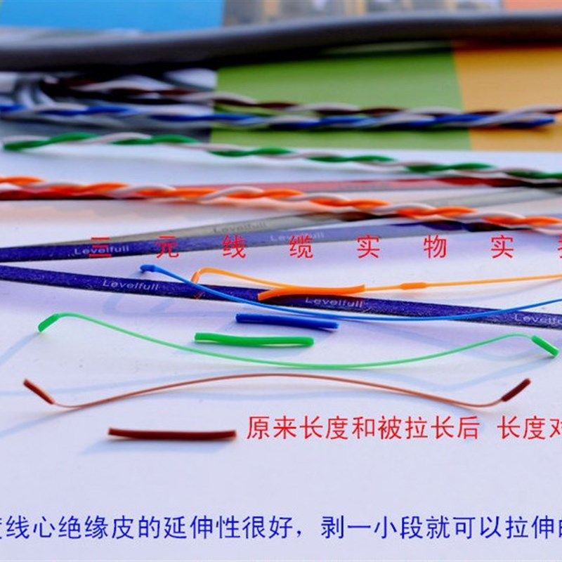 江浙沪皖包邮铜包银高导网线品质全新料超五类051工程300米双绞线