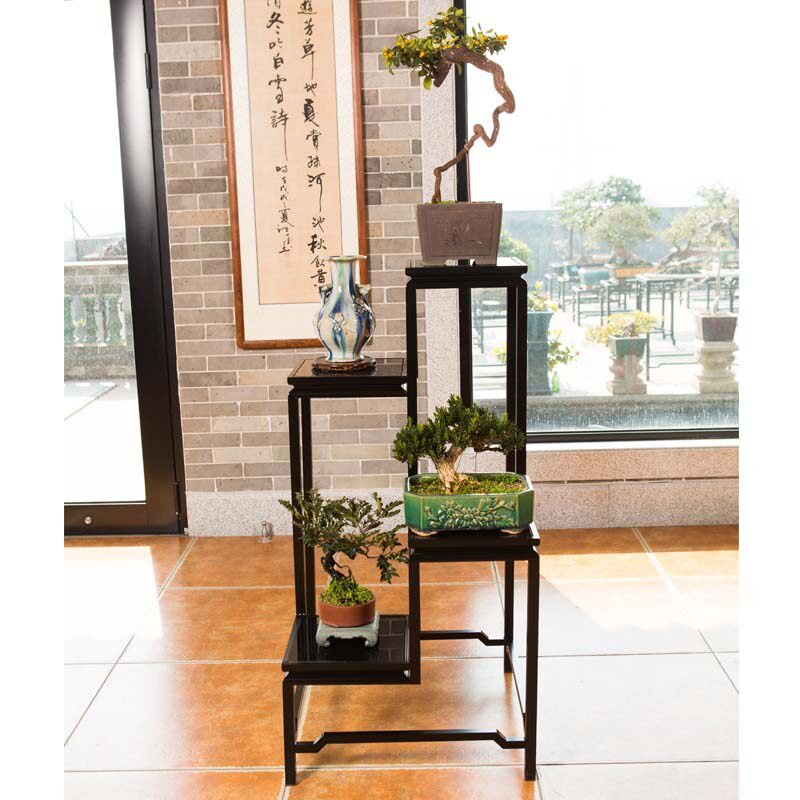 铝合金花架子客厅落地式盆景架户外绿萝架阳台植物架桌面花几订制