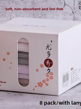 出口日本柔软擦手巾儿童小毛巾美容巾新生婴儿方巾幼儿园面巾礼盒