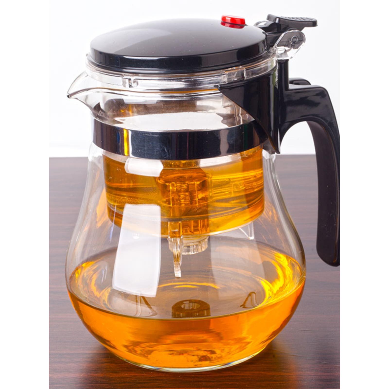 凯立重压耐热玻璃飘逸杯可拆洗过滤内胆花茶玲玲杯茶具茶壶冲茶器