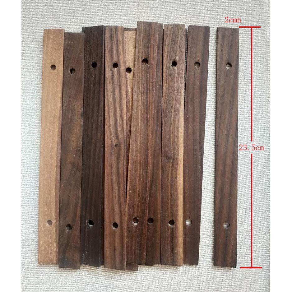 胡桃木菜谱扣边条实木装饰边金属扣边菜单酒水单西餐菜单本册木条