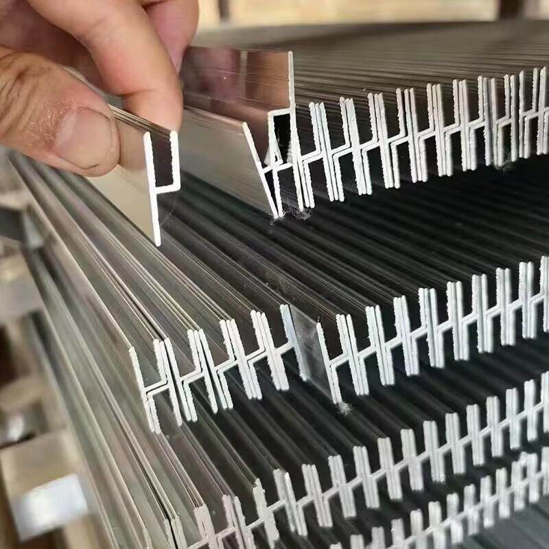 h型铝挤型材料卡布广告灯箱边框卡条悬吊式天花板软膜天花吊顶卡