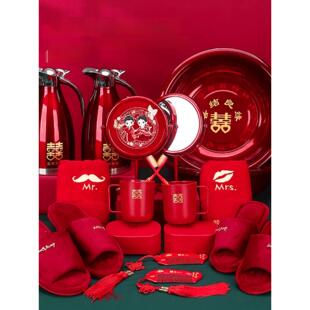 采购产品新娘的嫁妆盒,新娘的嫁妆洗漱用品,十美脸盆,婚礼嫁妆