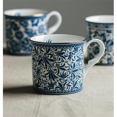 William Morris英式古典咖啡杯陶瓷欧式下午茶骨瓷覆古青花覆古风