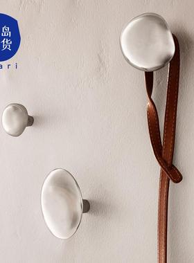 丹麦fermLIVING挂钩不规则金属衣帽钩壁挂中古单个入户玄关北欧风