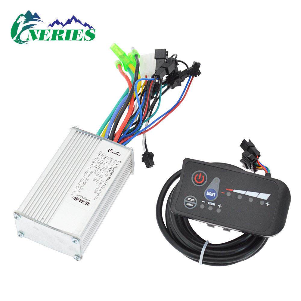 折叠电动车电动脚踏车锂电车改装仪表控制器套件24V36V48V250W-35