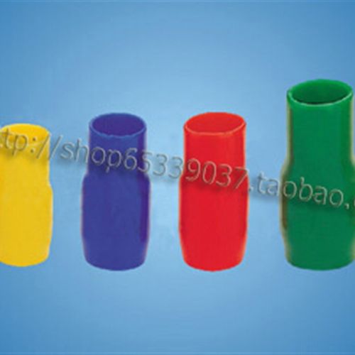 V-5.5国赛PVC绝缘软护套冷压端子护套PVC阻燃6平方套管色套1000只